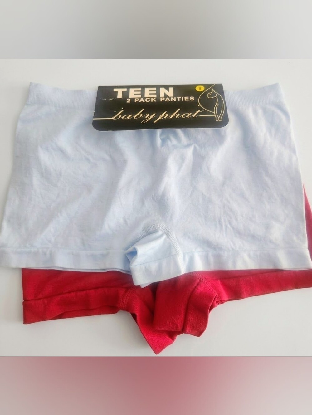 Baby Phat Teen 2-Pack Panties Boyshorts Girl's Underwear. Size S. NWT